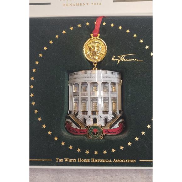 The White House Historical Association 2018 Christmas Ornament with COA - Picture 3 of 9